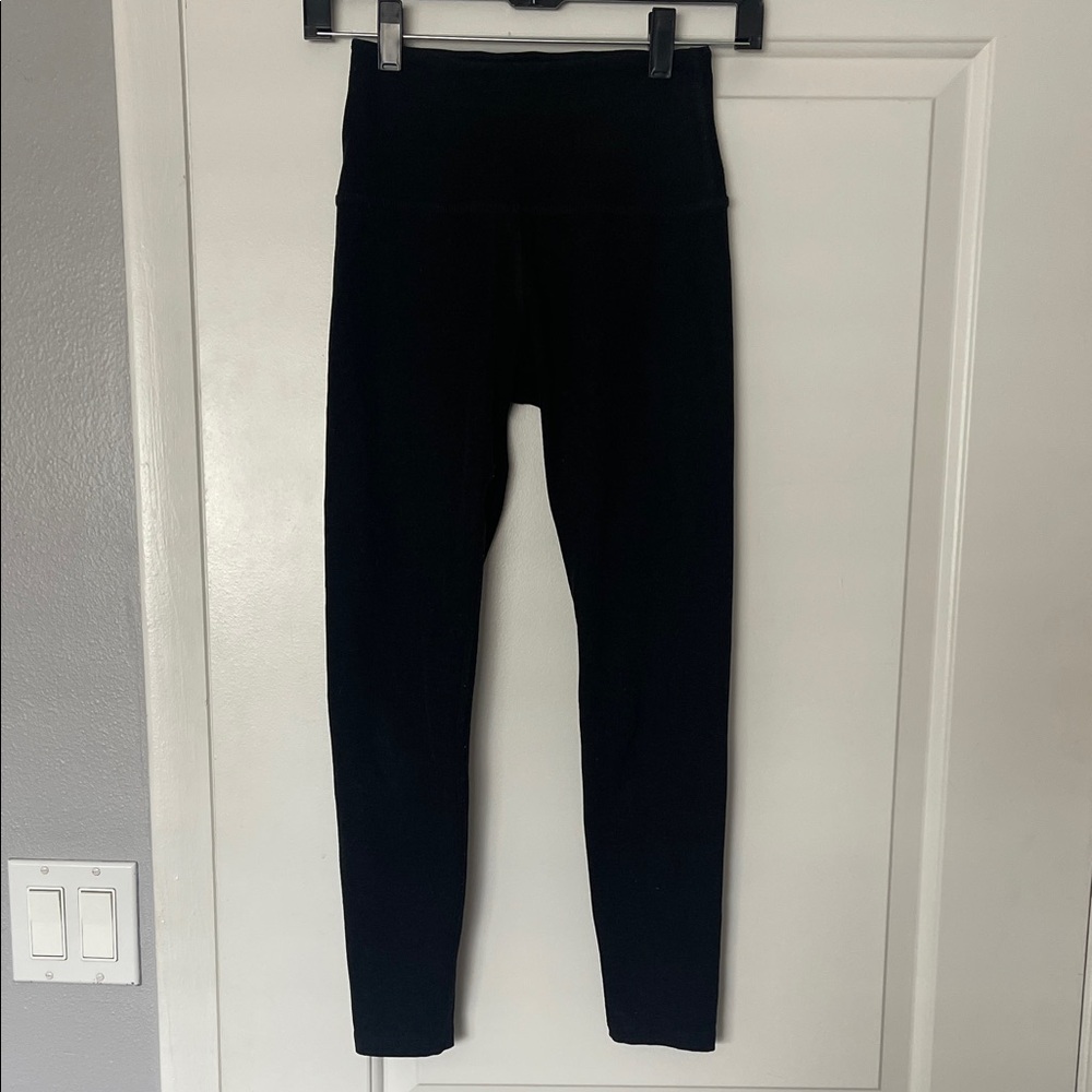 Beyond Yoga washed black Leggings